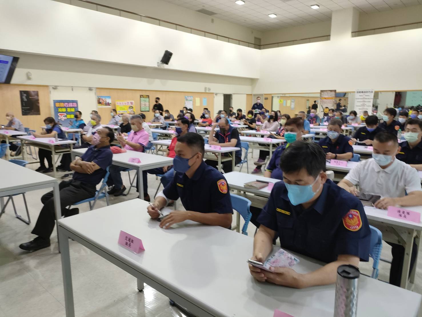 8-1萬安警報響起里長出席汐警耕耘有成協調會有感