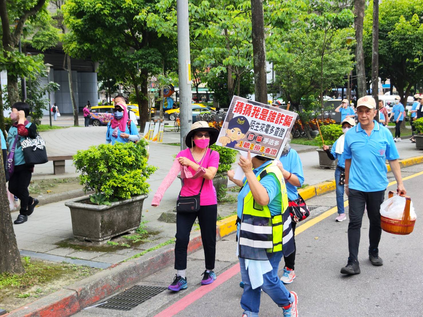 媽祖助陣「打詐護民」，汐止警識詐宣導