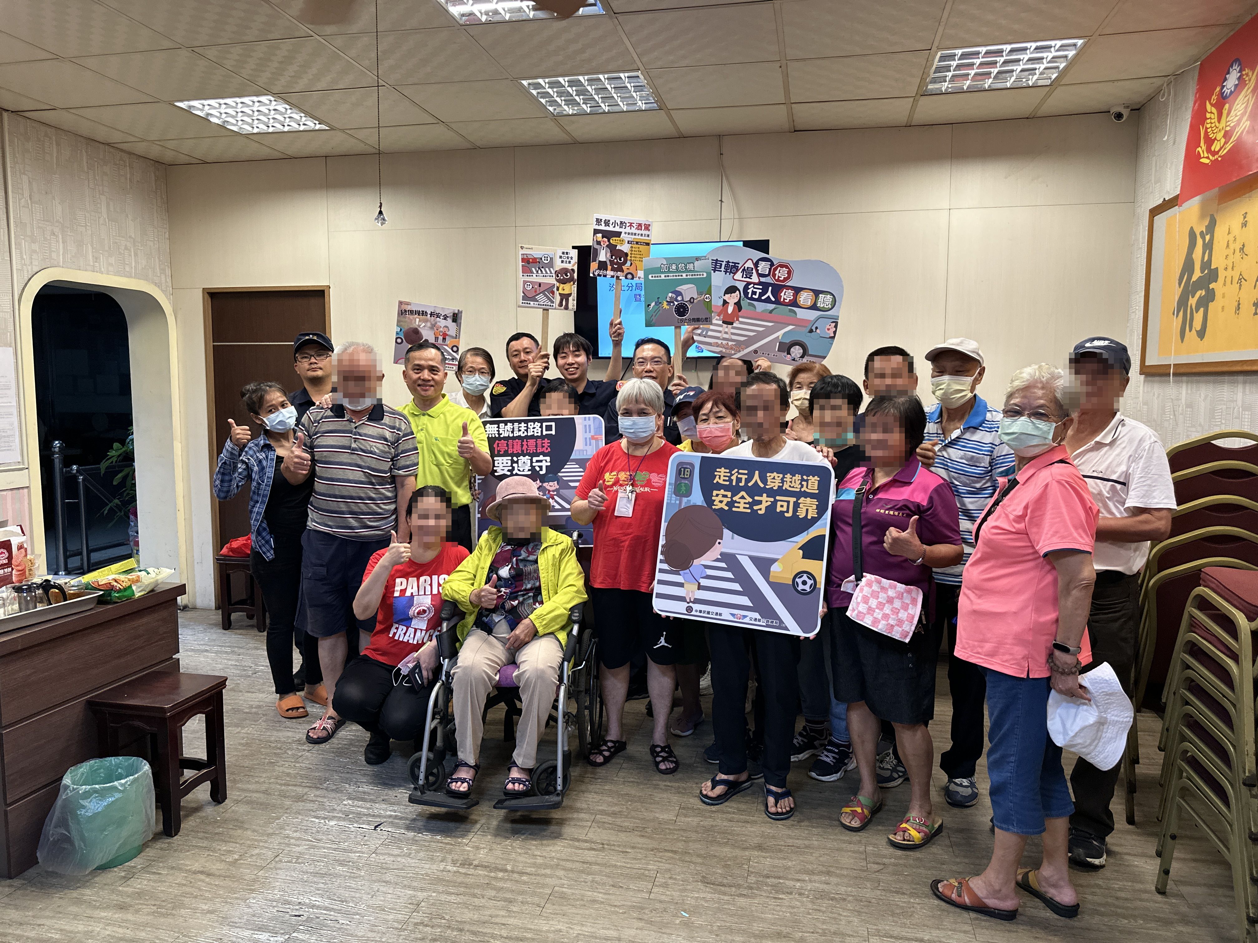 2-1汐警辦理社區交通安全及識詐宣導，實現「社區警政」藍圖